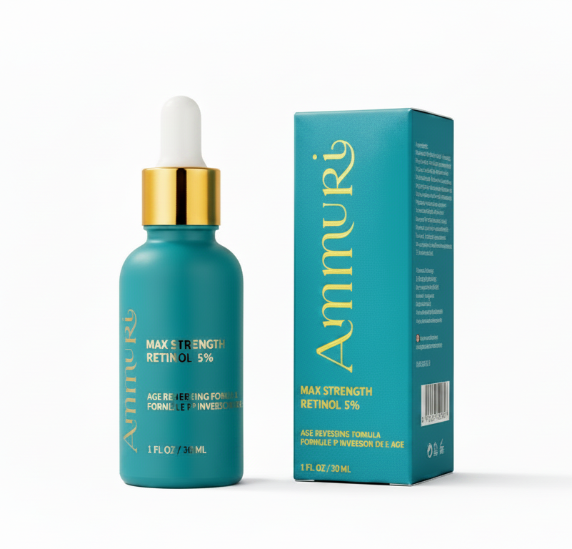 Retinol MAX 5% Anti-Ageing Serum for Youthful & Firm Skin | Ammuri