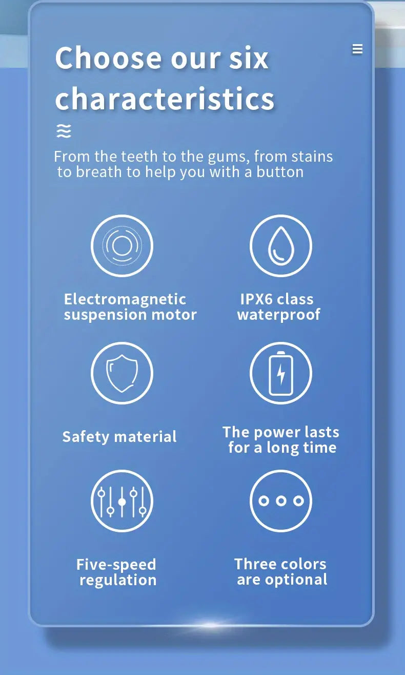 Ultrasonic Electric Tooth Cleaner for Tartar Removal