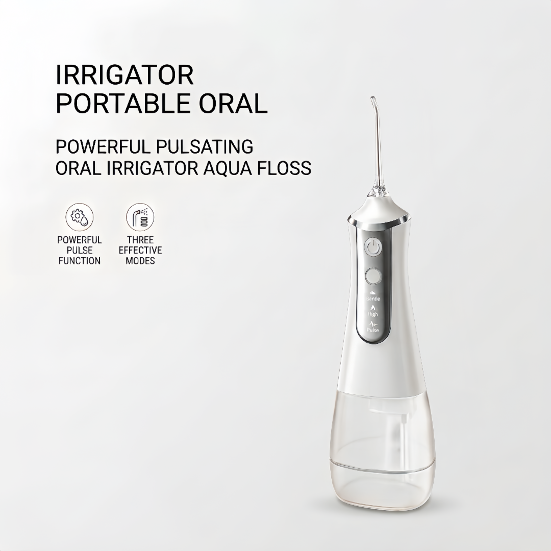 Aqua Floss Pro – 3-in-1 USB Rechargeable Portable Oral Irrigator
